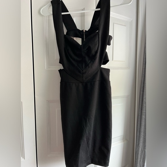 Black Strappy Mini Dress - Picture 1 of 7